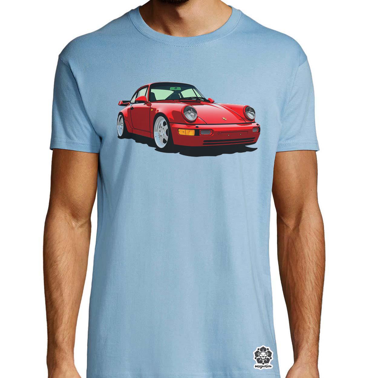 Porsche 911 rajz v5 egyedi póló 