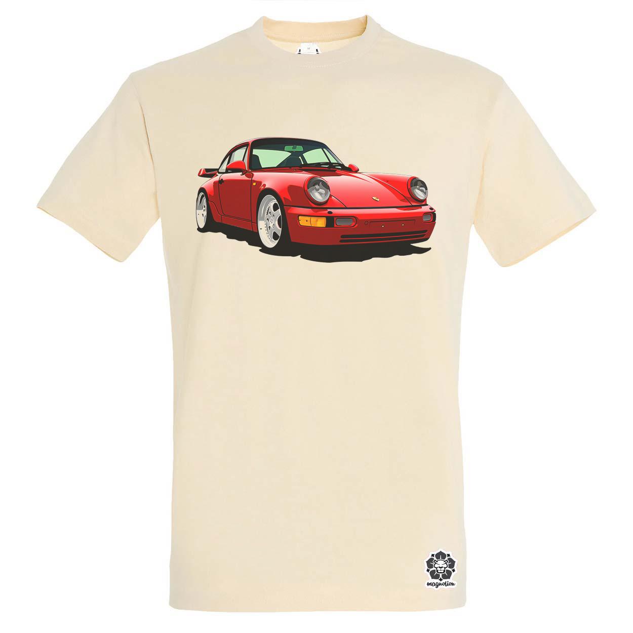 Porsche 911 rajz v5 egyedi póló 