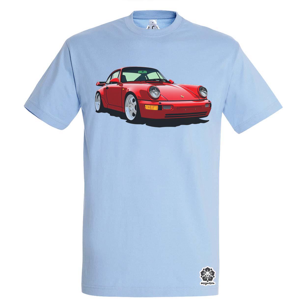 Porsche 911 rajz v5 egyedi póló 