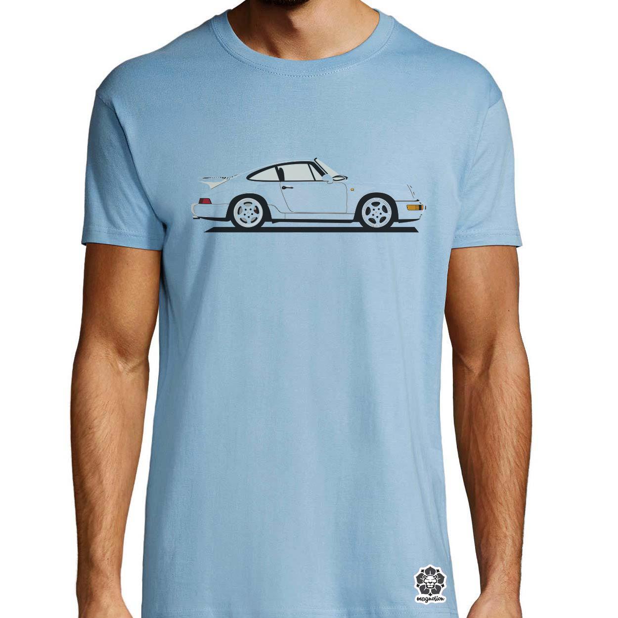 Porsche 911 rajz v6 egyedi póló 