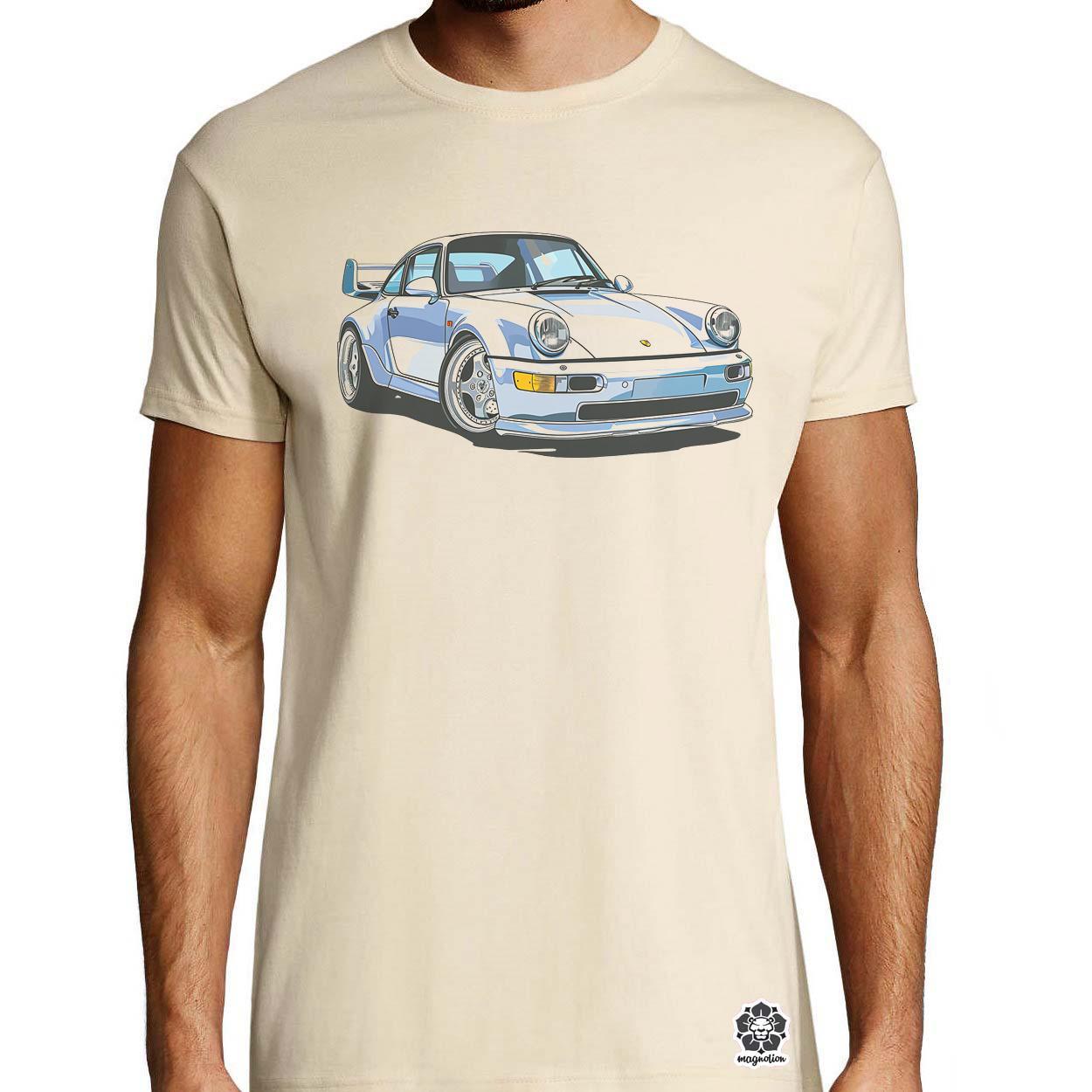 Porsche 911 rajz v7 egyedi póló 