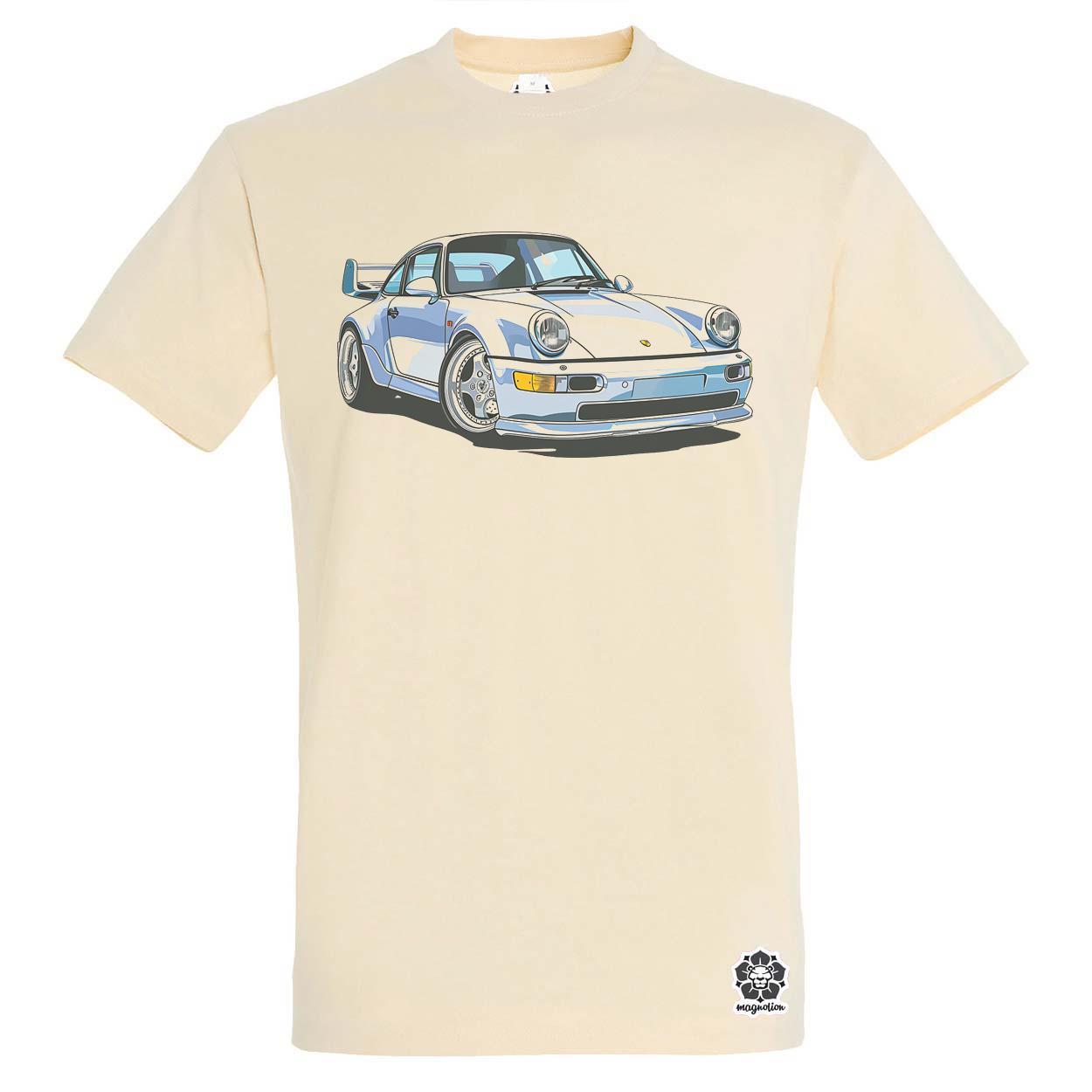 Porsche 911 rajz v7 egyedi póló 