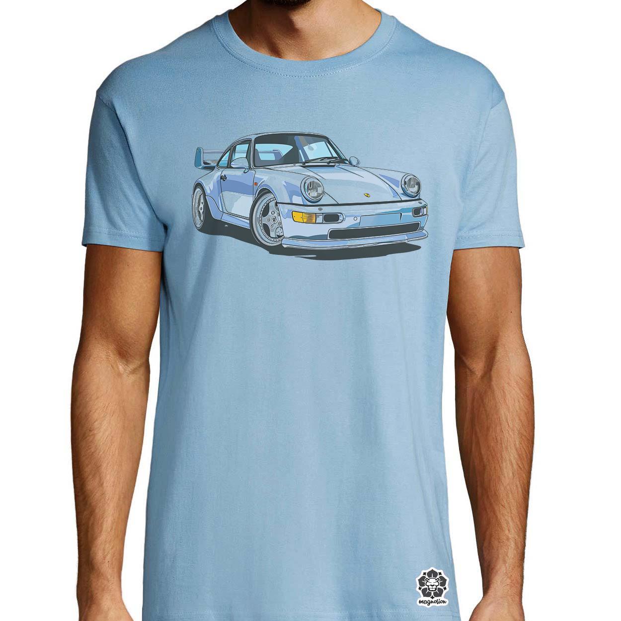 Porsche 911 rajz v7 egyedi póló 