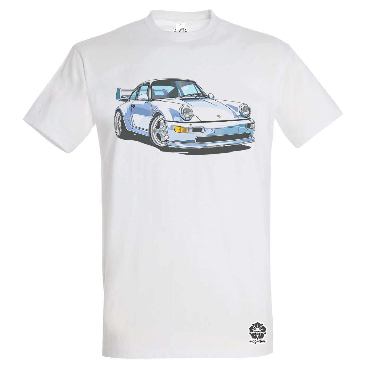 Porsche 911 rajz v7 egyedi póló 