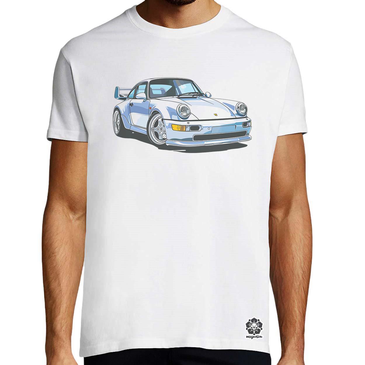 Porsche 911 rajz v7 egyedi póló 