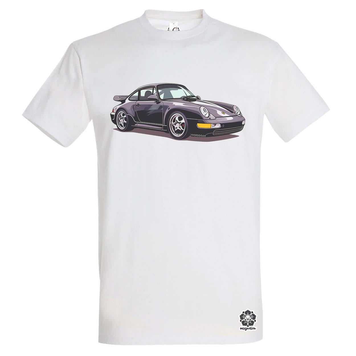 Porsche 911 rajz v8 egyedi póló 