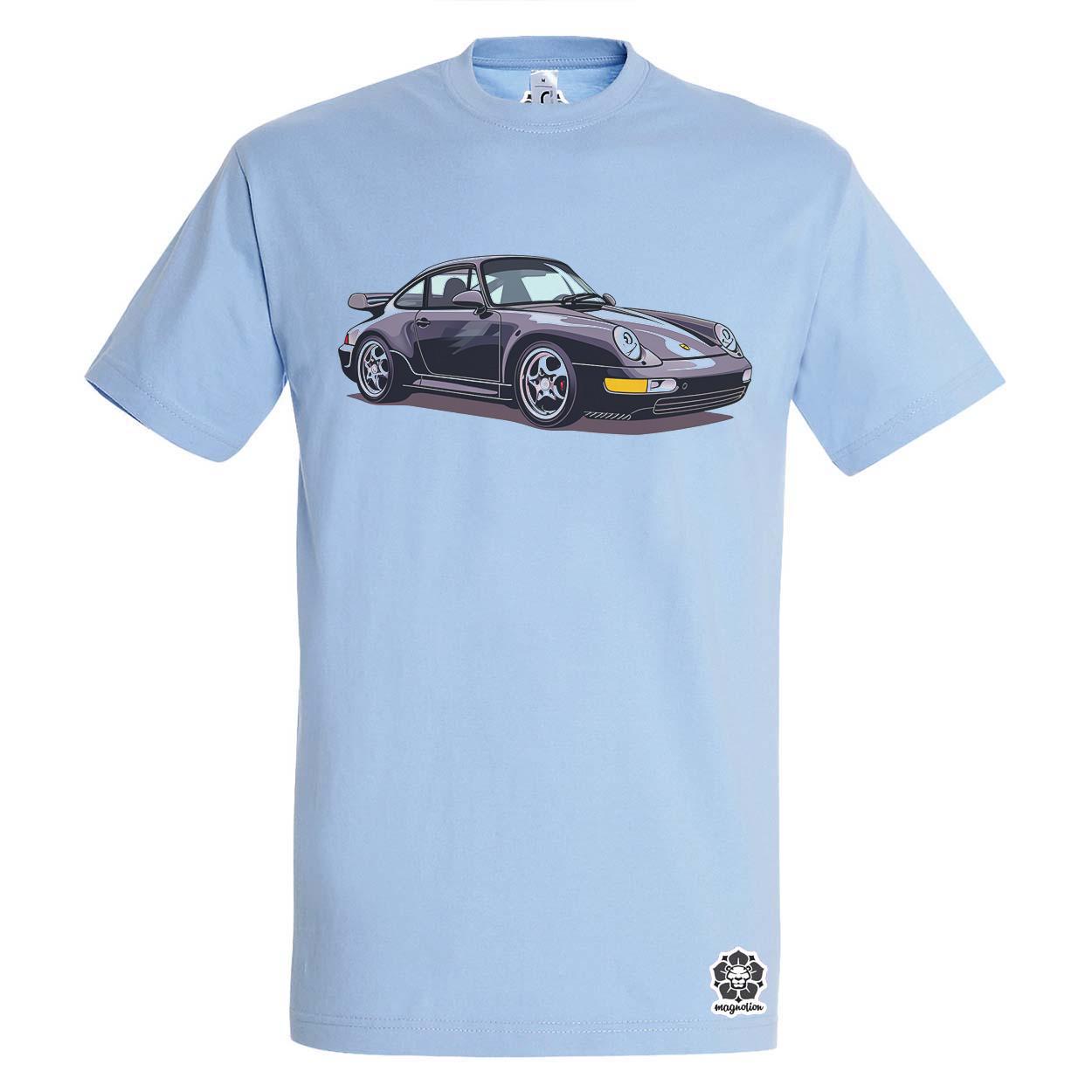 Porsche 911 rajz v8 egyedi póló 