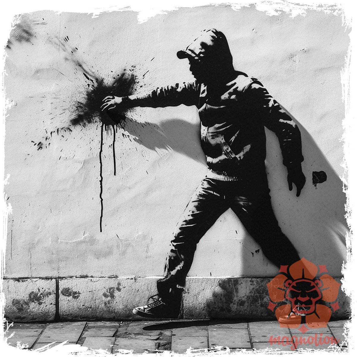 Street art v7 egyedi póló 