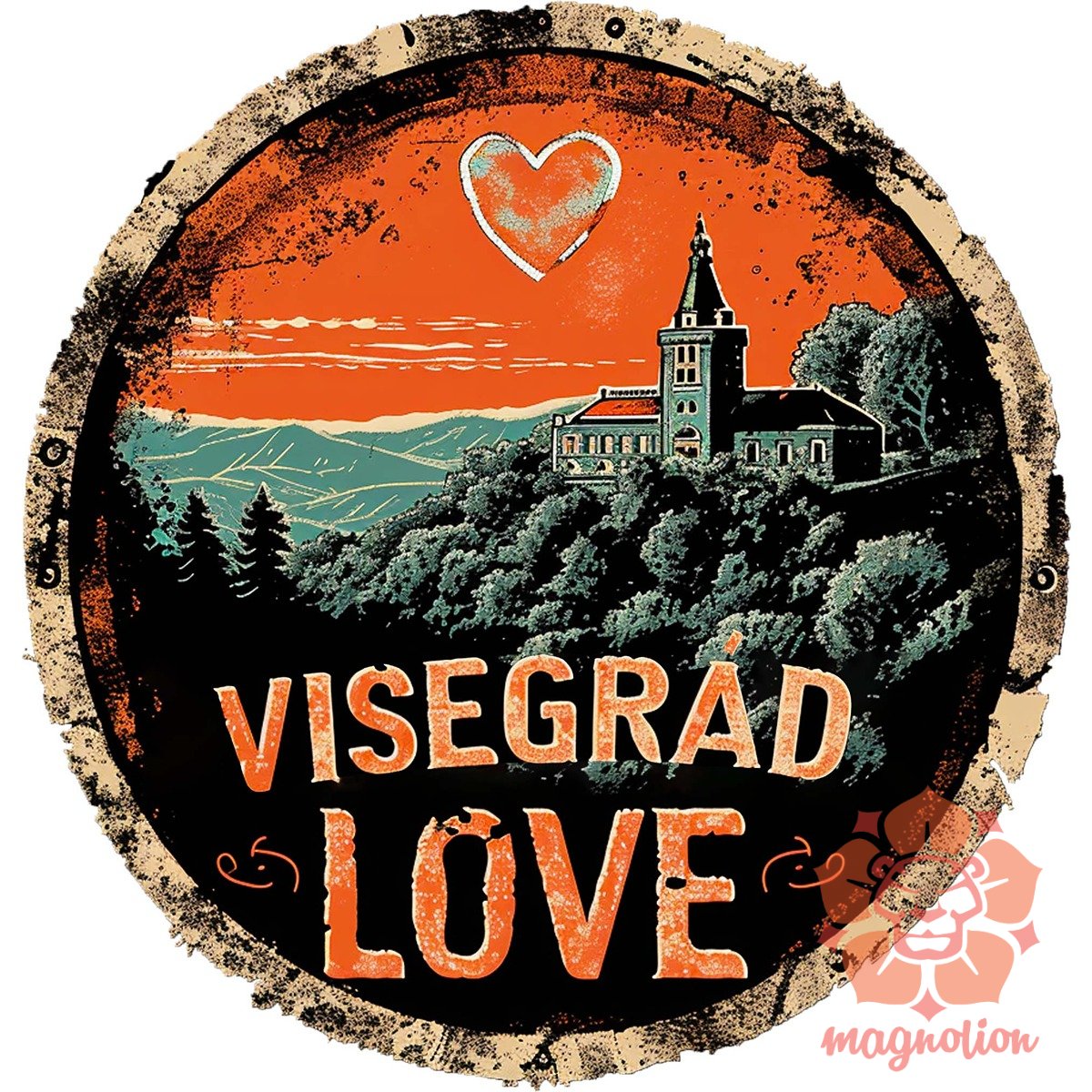 Visegrád LOVE v2 egyedi póló 