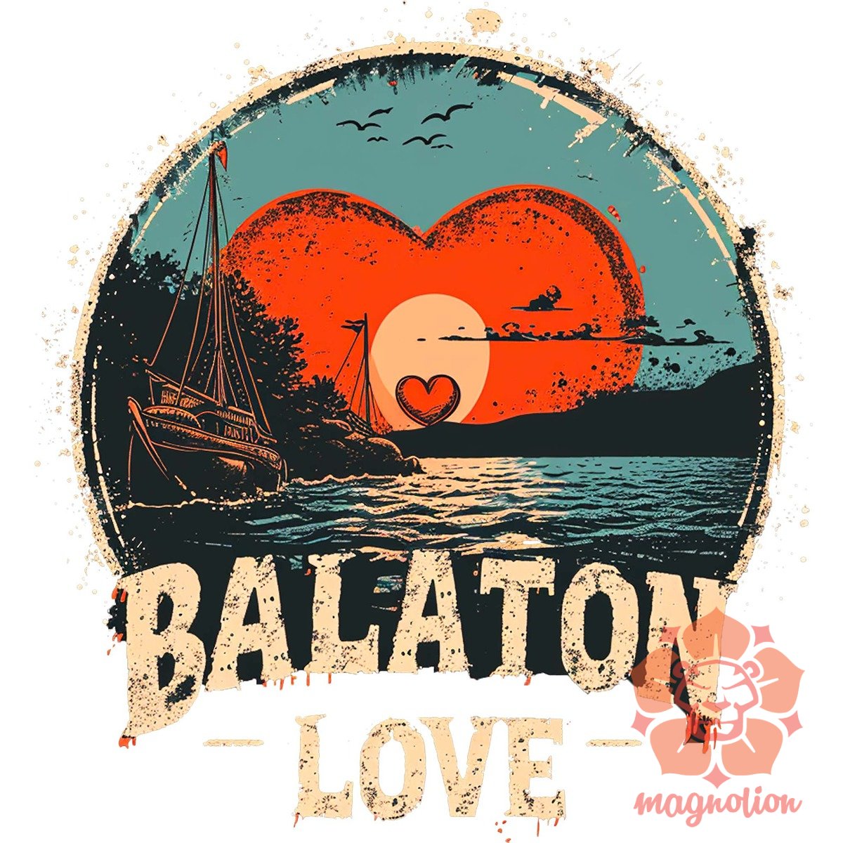 Balaton LOVE v2 egyedi  pulóver 