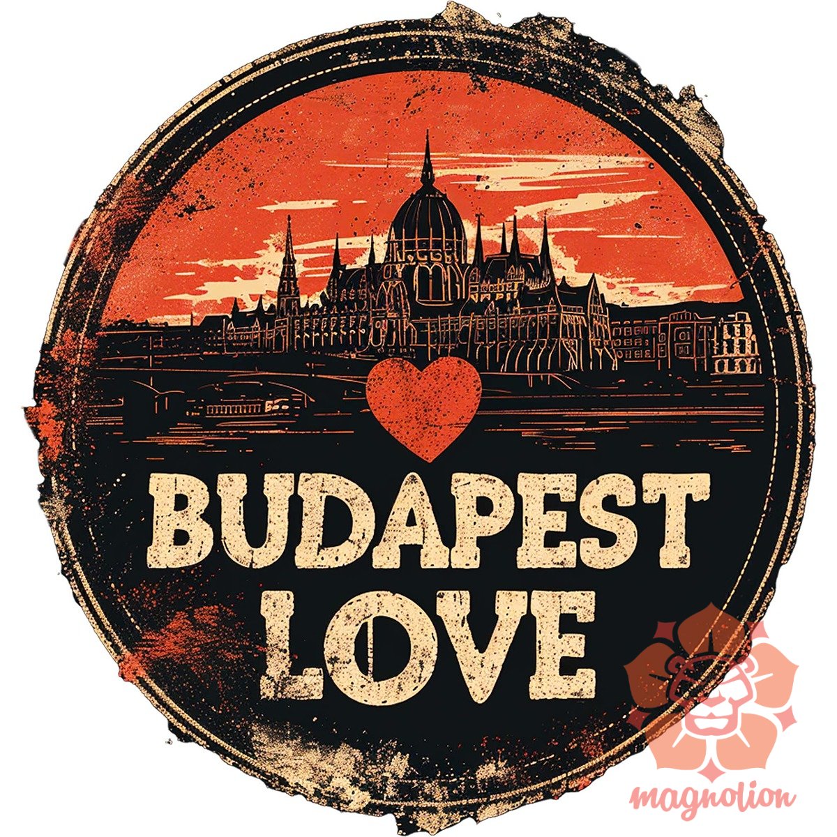 Budapest LOVE v1 egyedi  pulóver 
