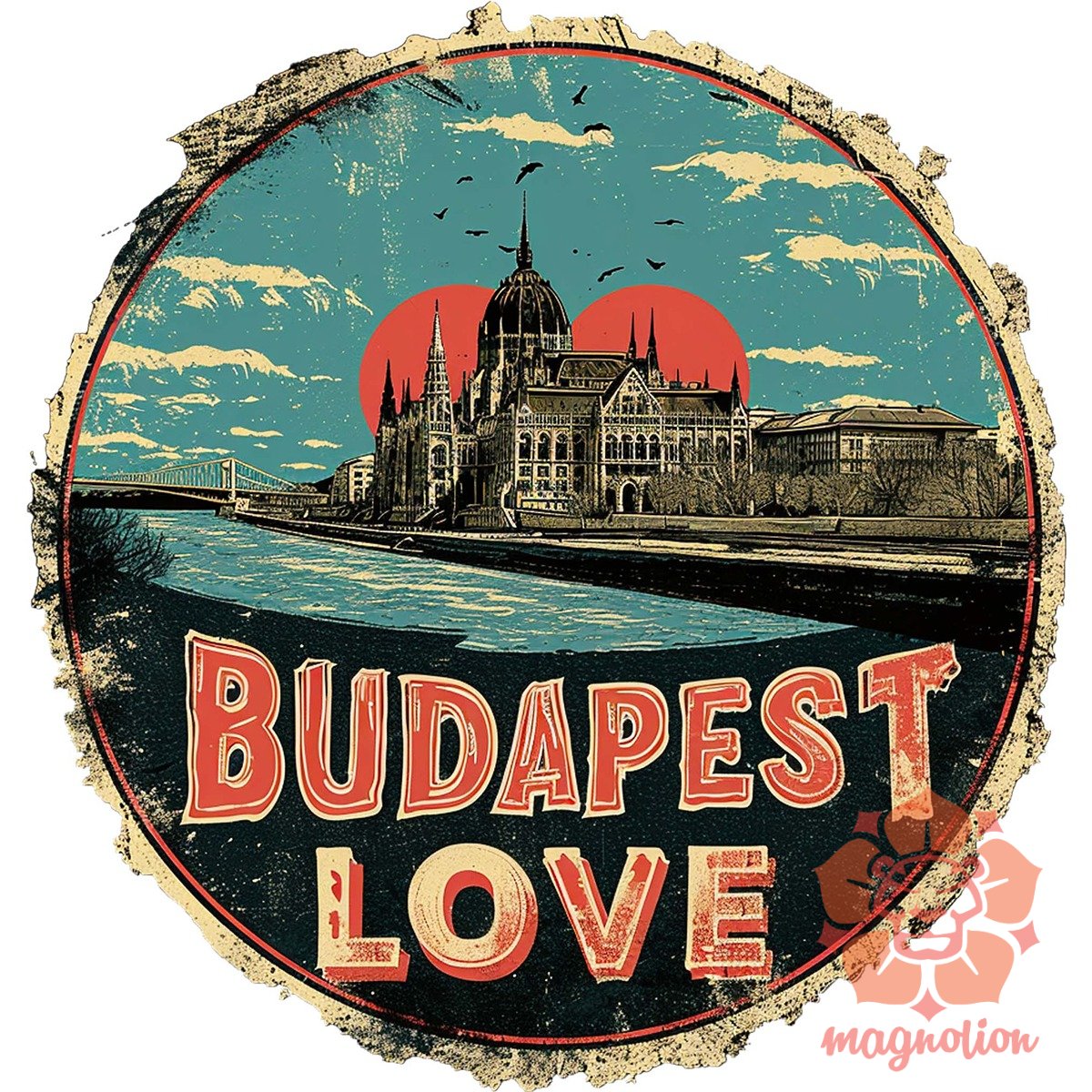 Budapest LOVE v2 egyedi  pulóver 
