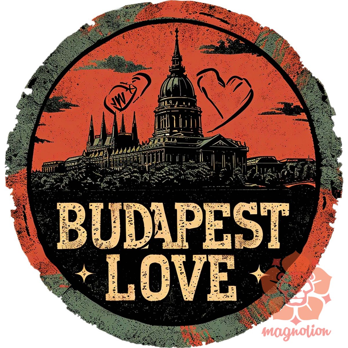 Budapest LOVE v3 egyedi  pulóver 