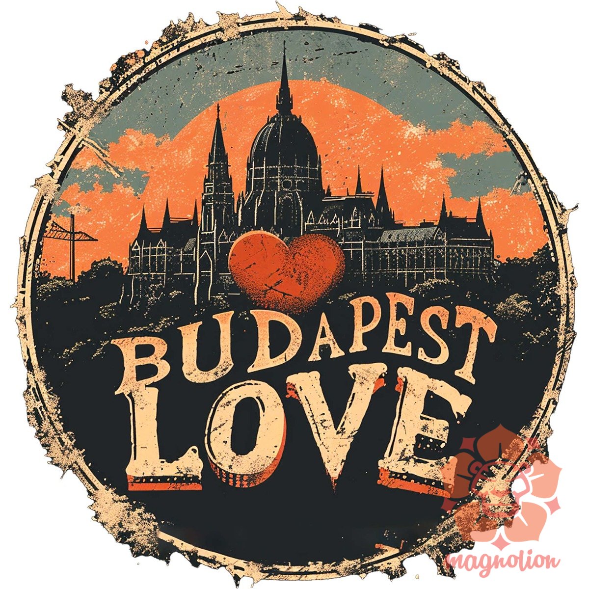 Budapest LOVE v4 egyedi  pulóver 