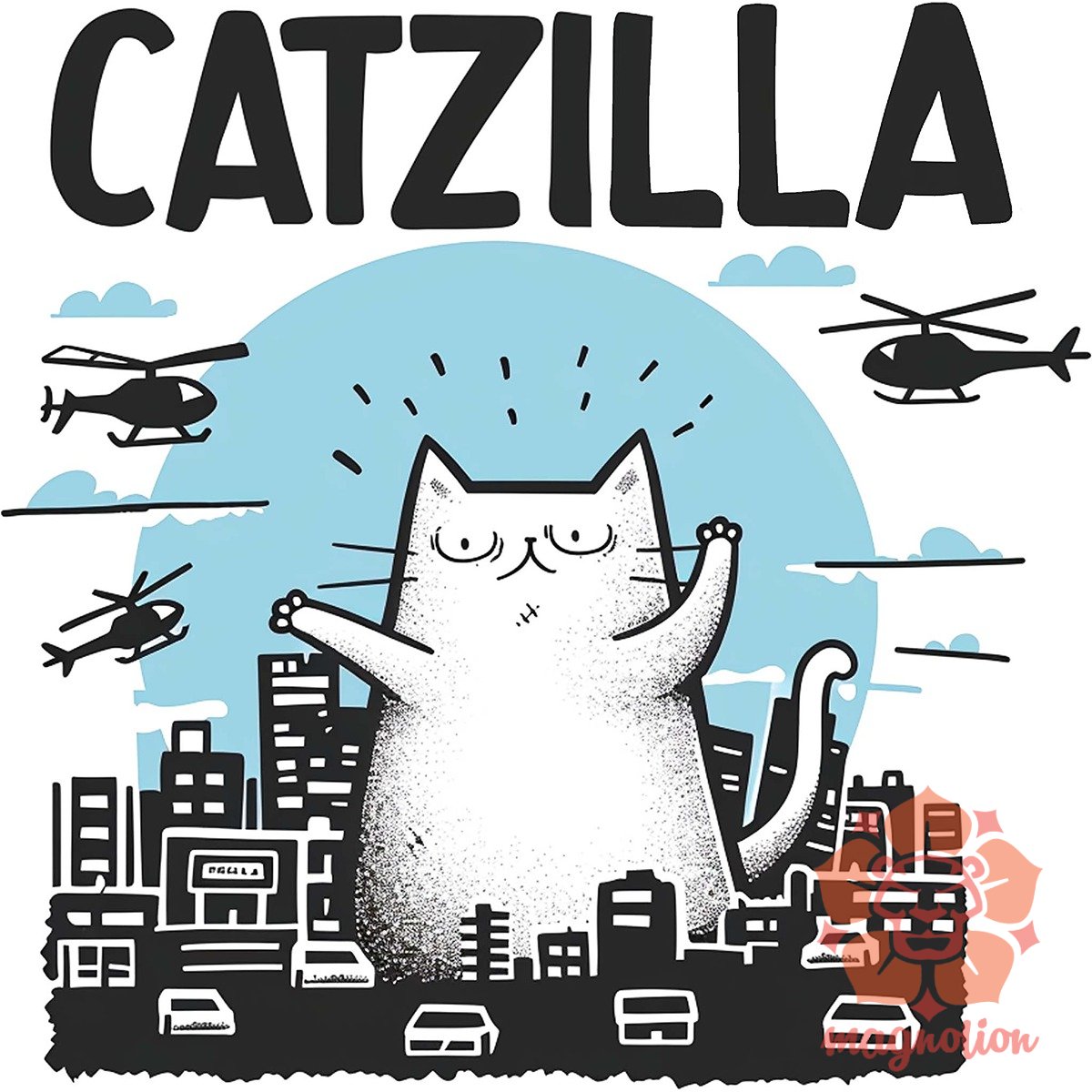 Catzilla v5 egyedi  pulóver 