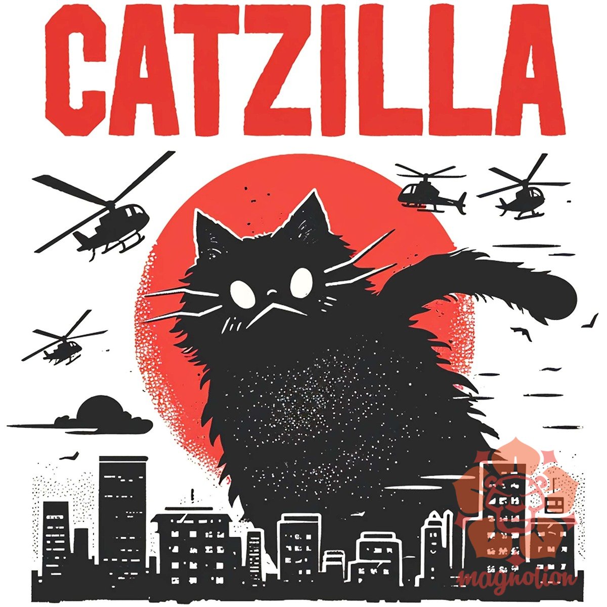 Catzilla v9 egyedi  pulóver 