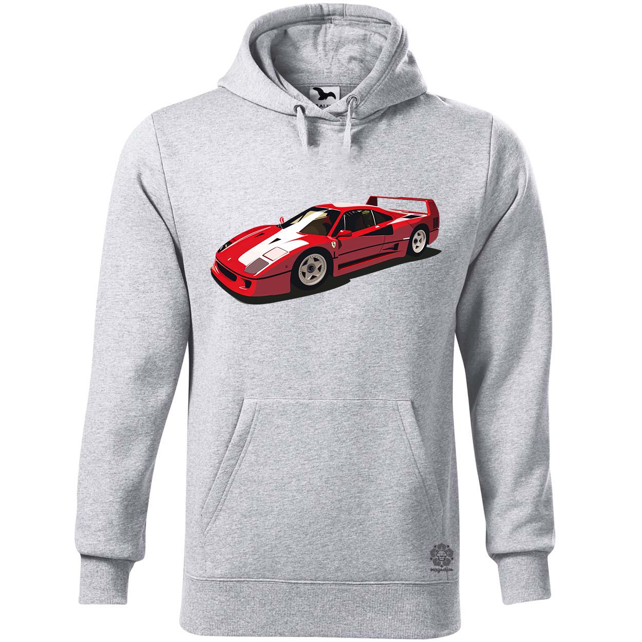 Ferrari F40 rajz v8 egyedi  pulóver 