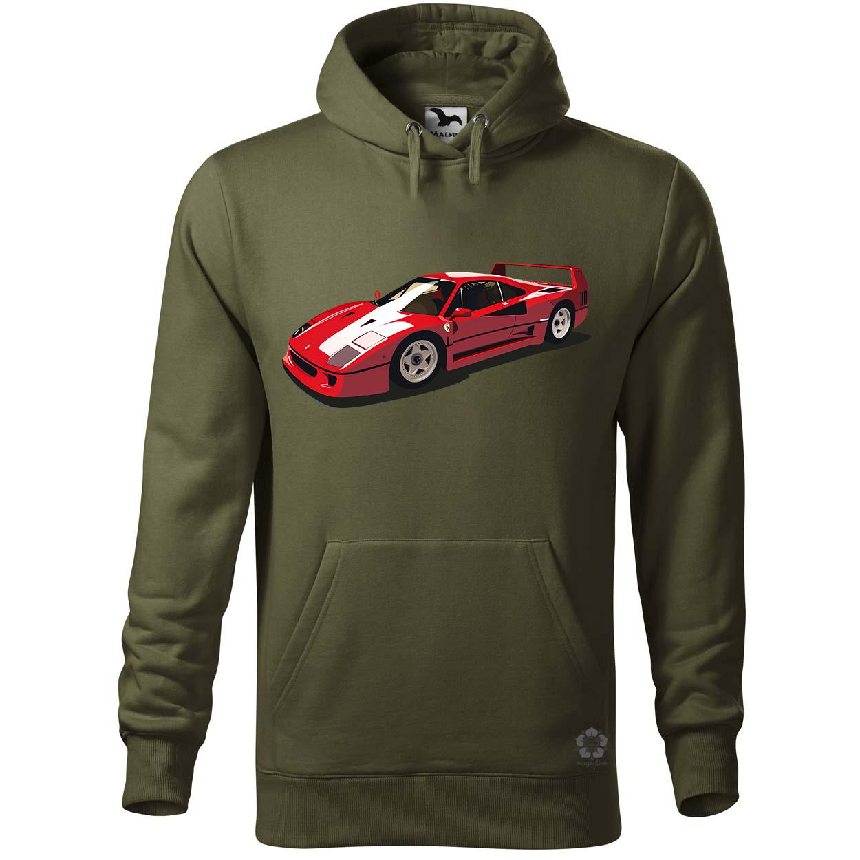 Ferrari F40 rajz v8 egyedi  pulóver 