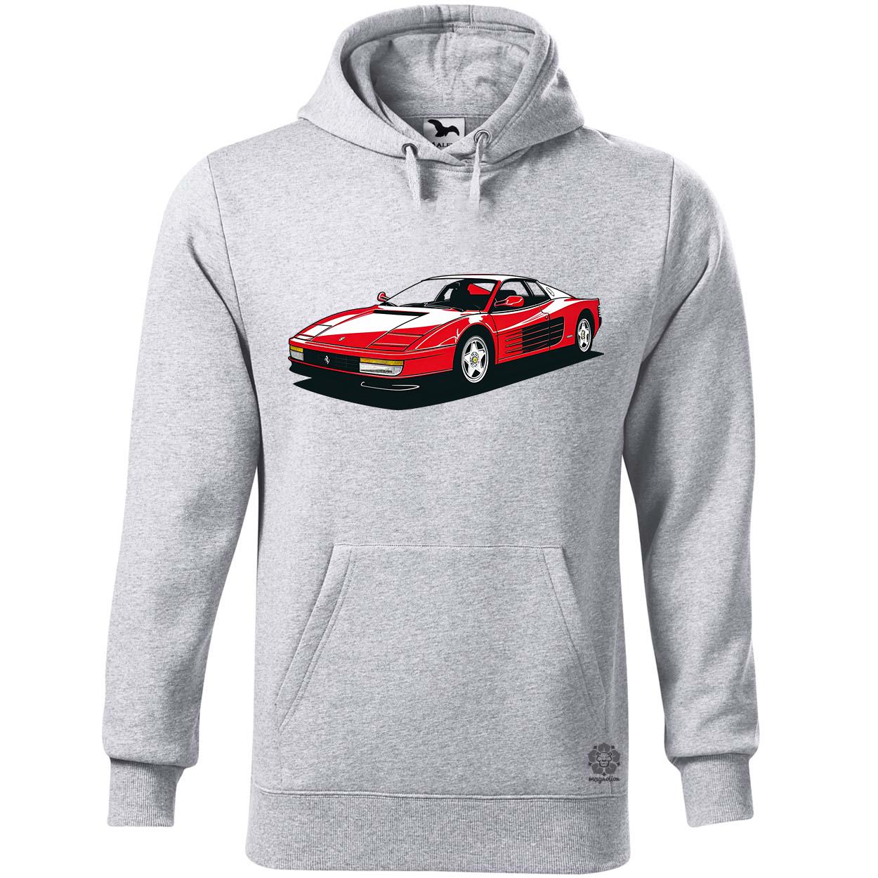 Ferrari Testarossa rajz v10 egyedi  pulóver 