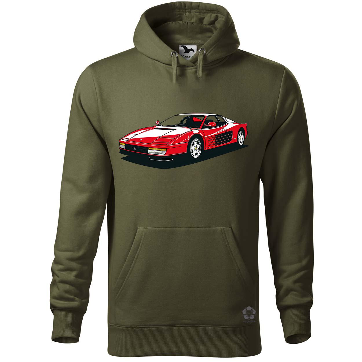 Ferrari Testarossa rajz v10 egyedi  pulóver 