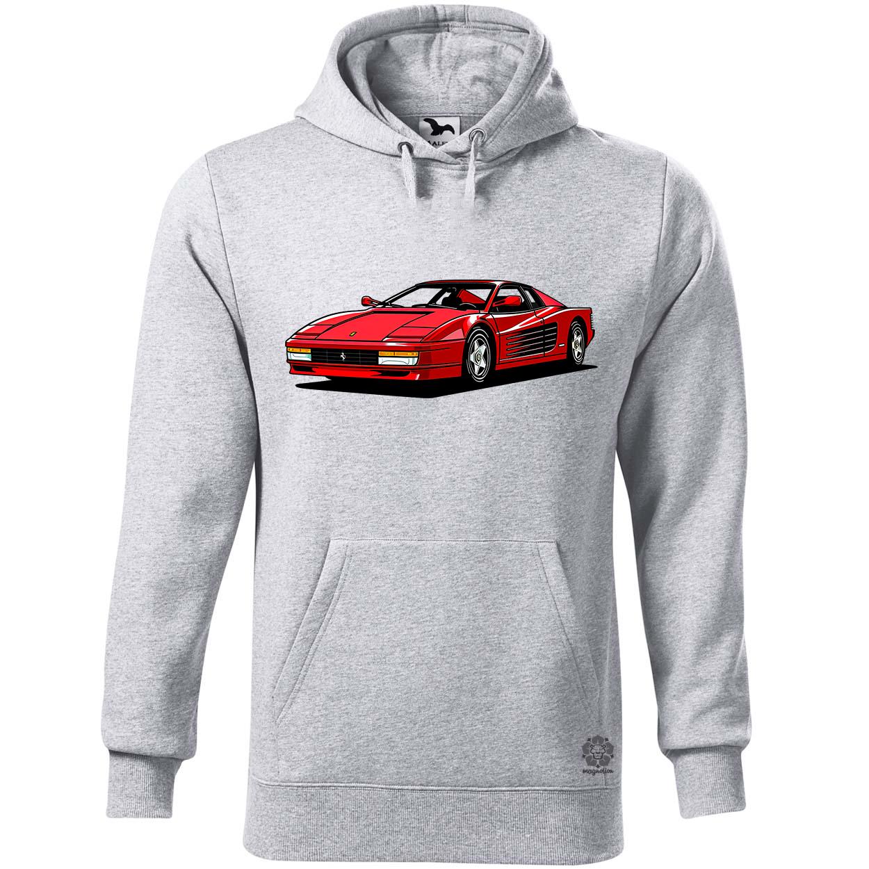 Ferrari Testarossa rajz v11 egyedi  pulóver 