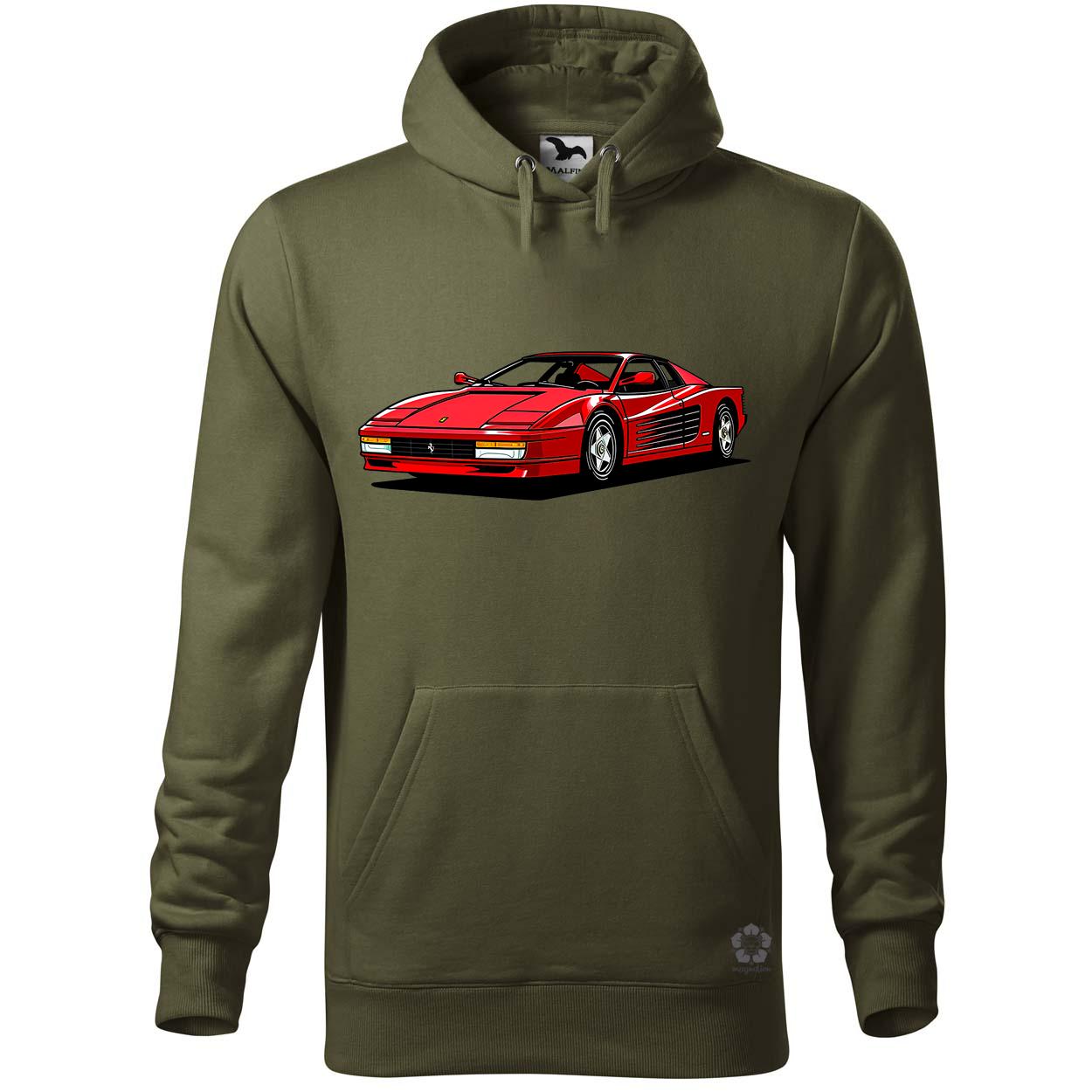 Ferrari Testarossa rajz v11 egyedi  pulóver 