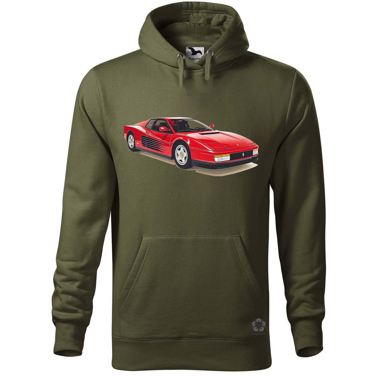 Ferrari Testarossa rajz v12 egyedi  pulóver 
