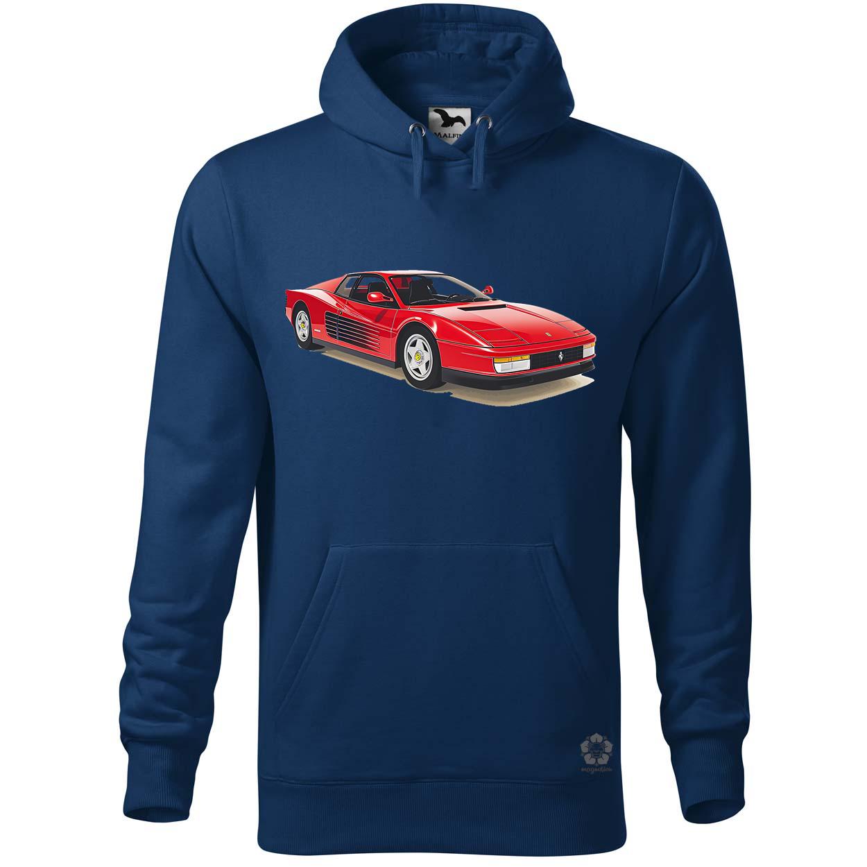 Ferrari Testarossa rajz v12 egyedi  pulóver 