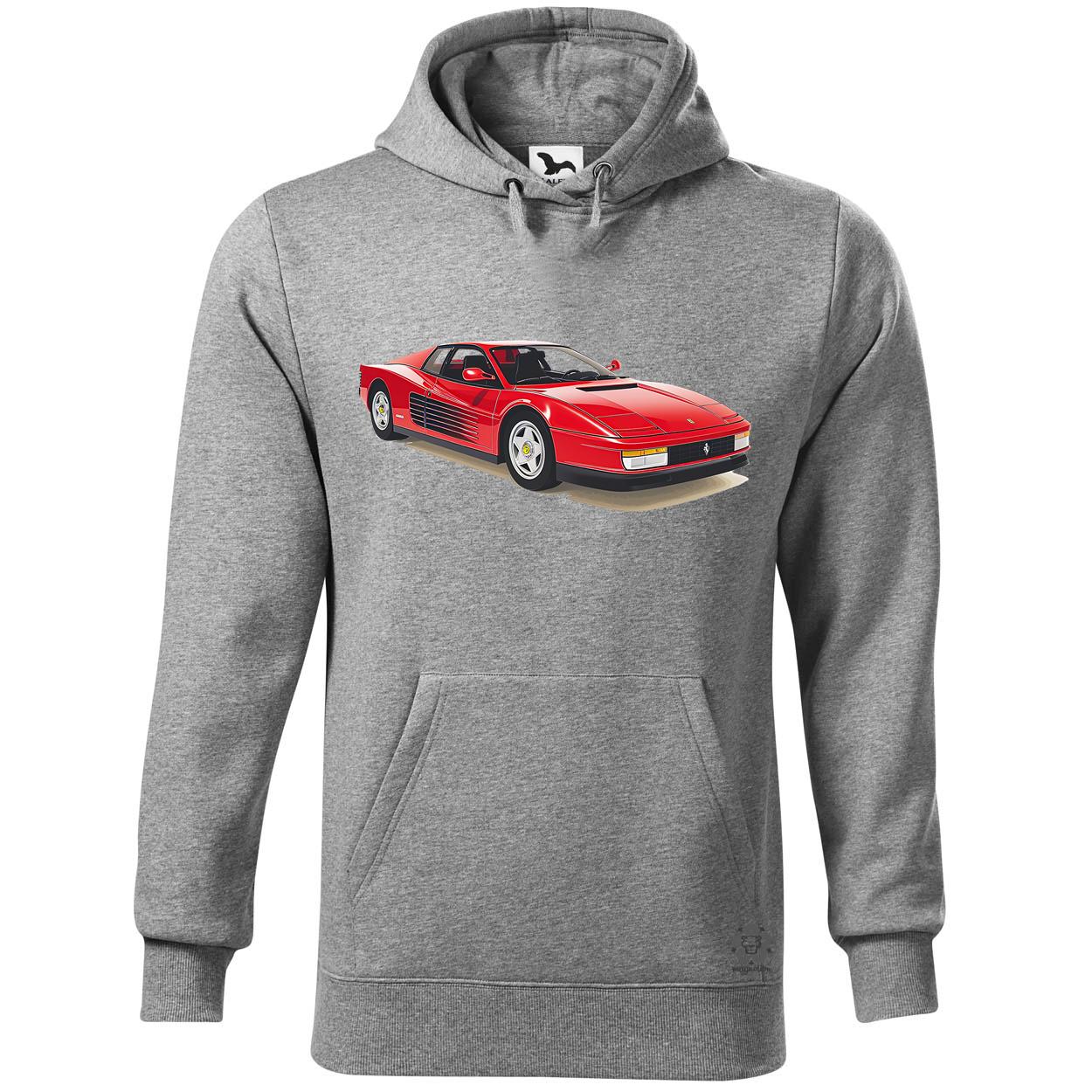 Ferrari Testarossa rajz v12 egyedi  pulóver 