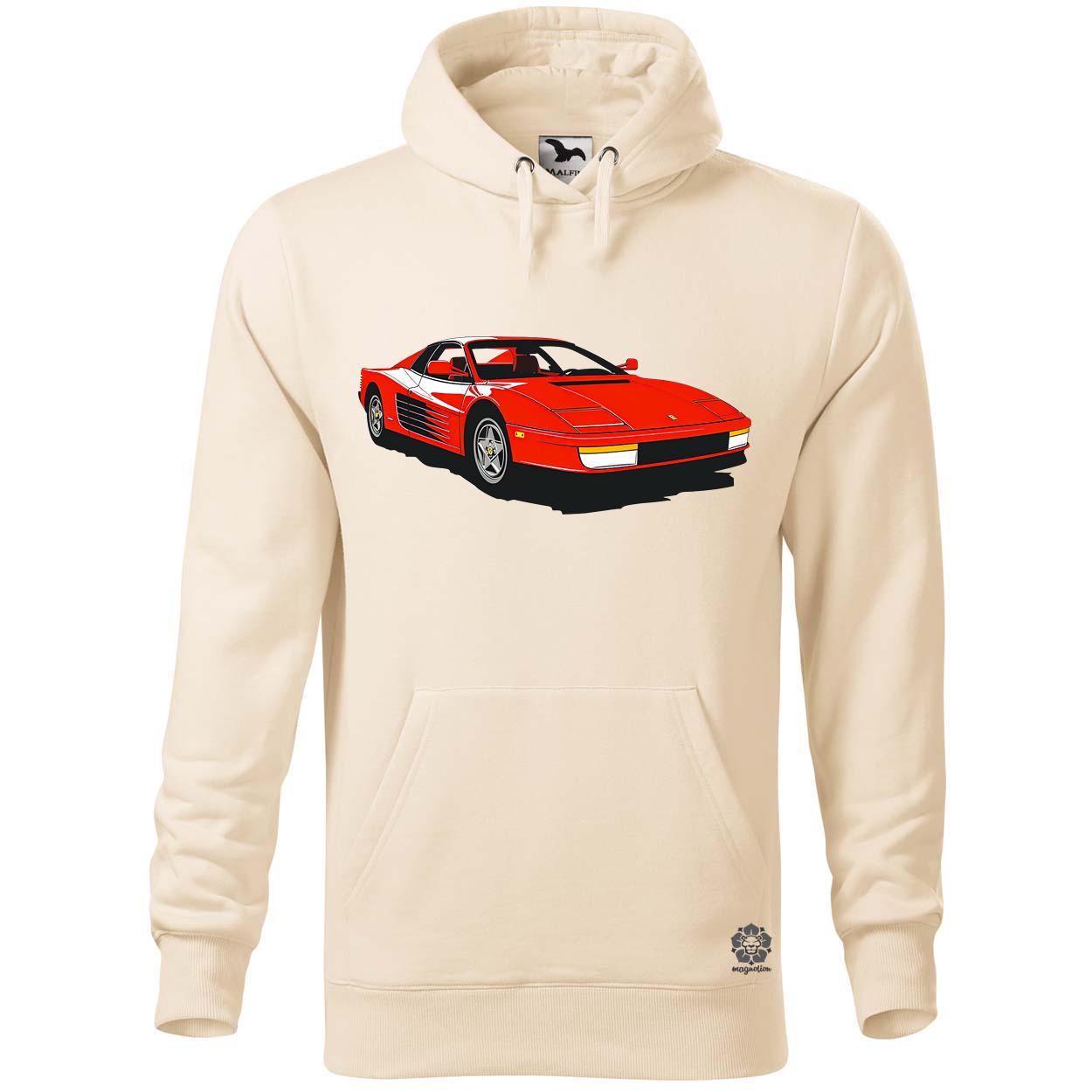 Ferrari Testarossa rajz v8 egyedi  pulóver 