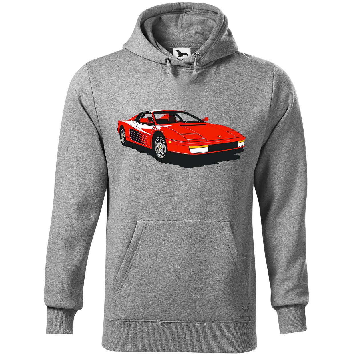Ferrari Testarossa rajz v8 egyedi  pulóver 