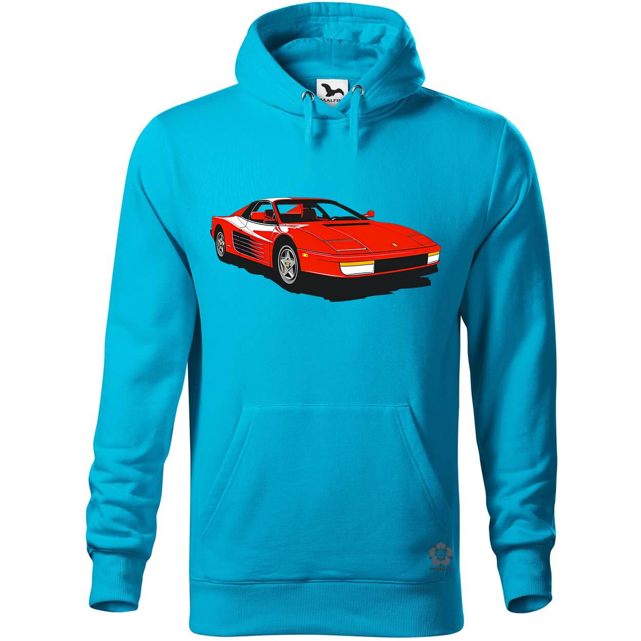 Ferrari Testarossa rajz v8 egyedi  pulóver 