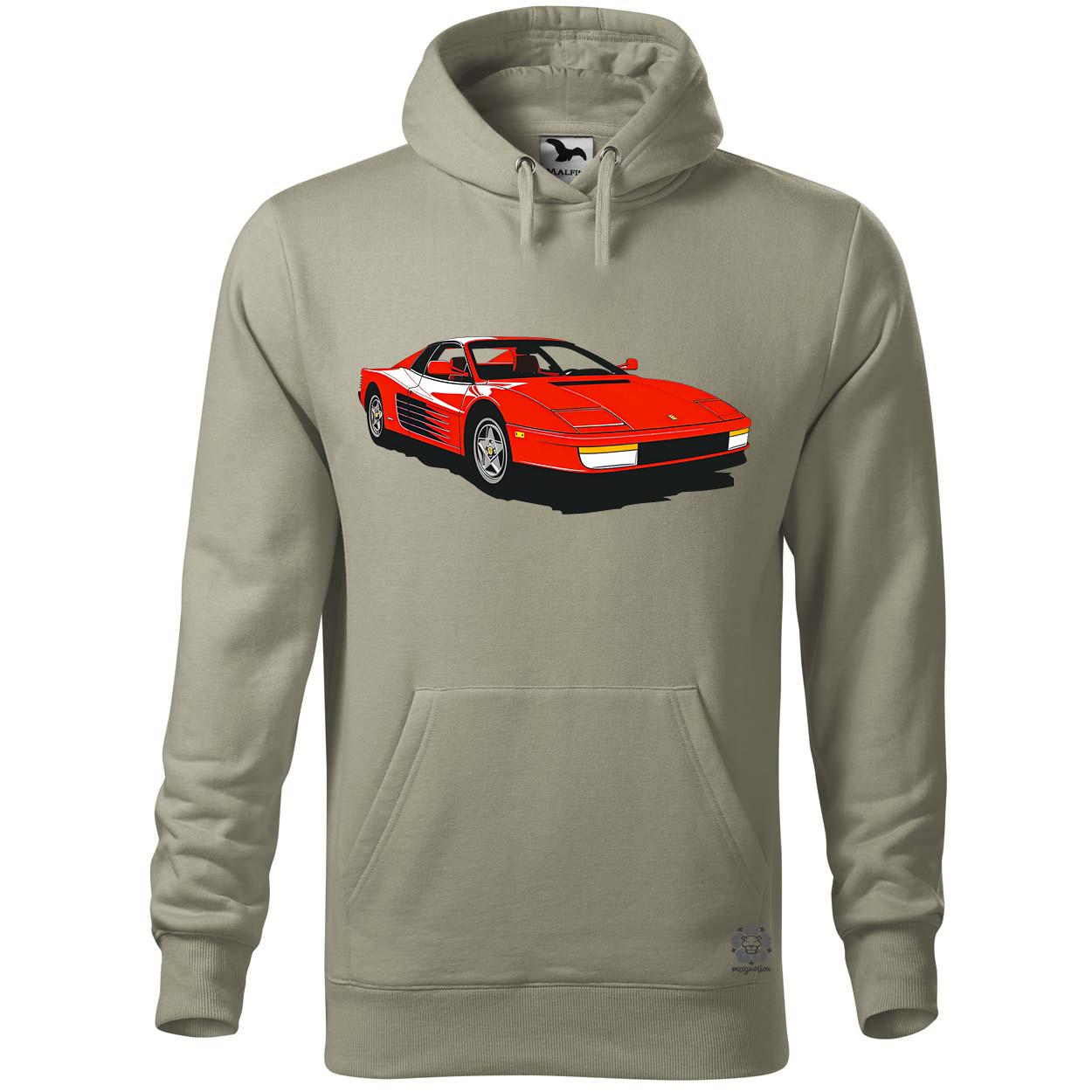 Ferrari Testarossa rajz v8 egyedi  pulóver 
