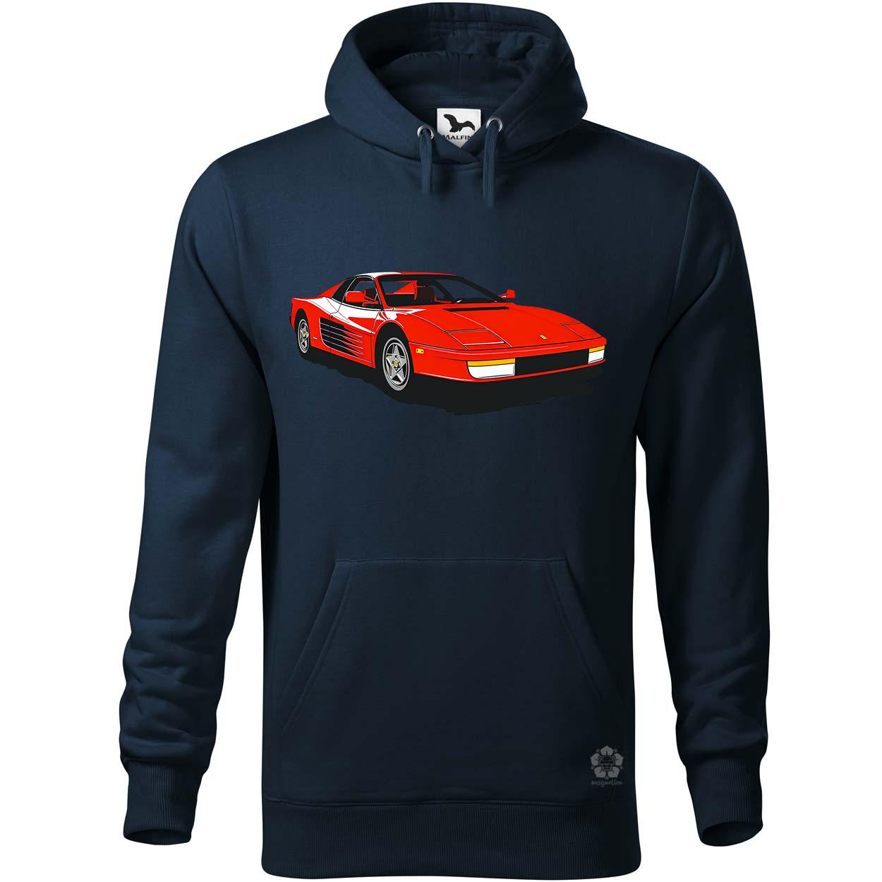 Ferrari Testarossa rajz v8 egyedi  pulóver 