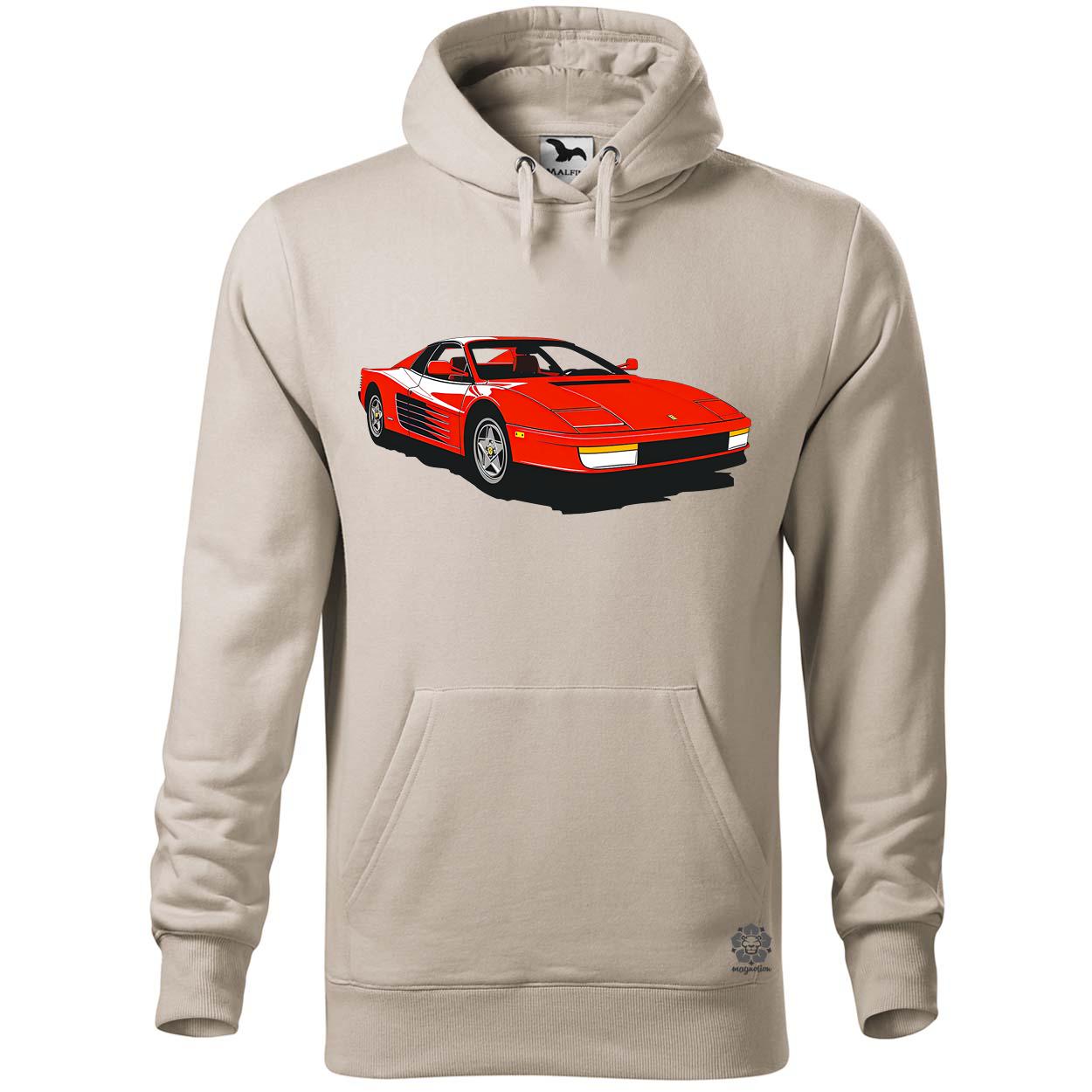 Ferrari Testarossa rajz v8 egyedi  pulóver 