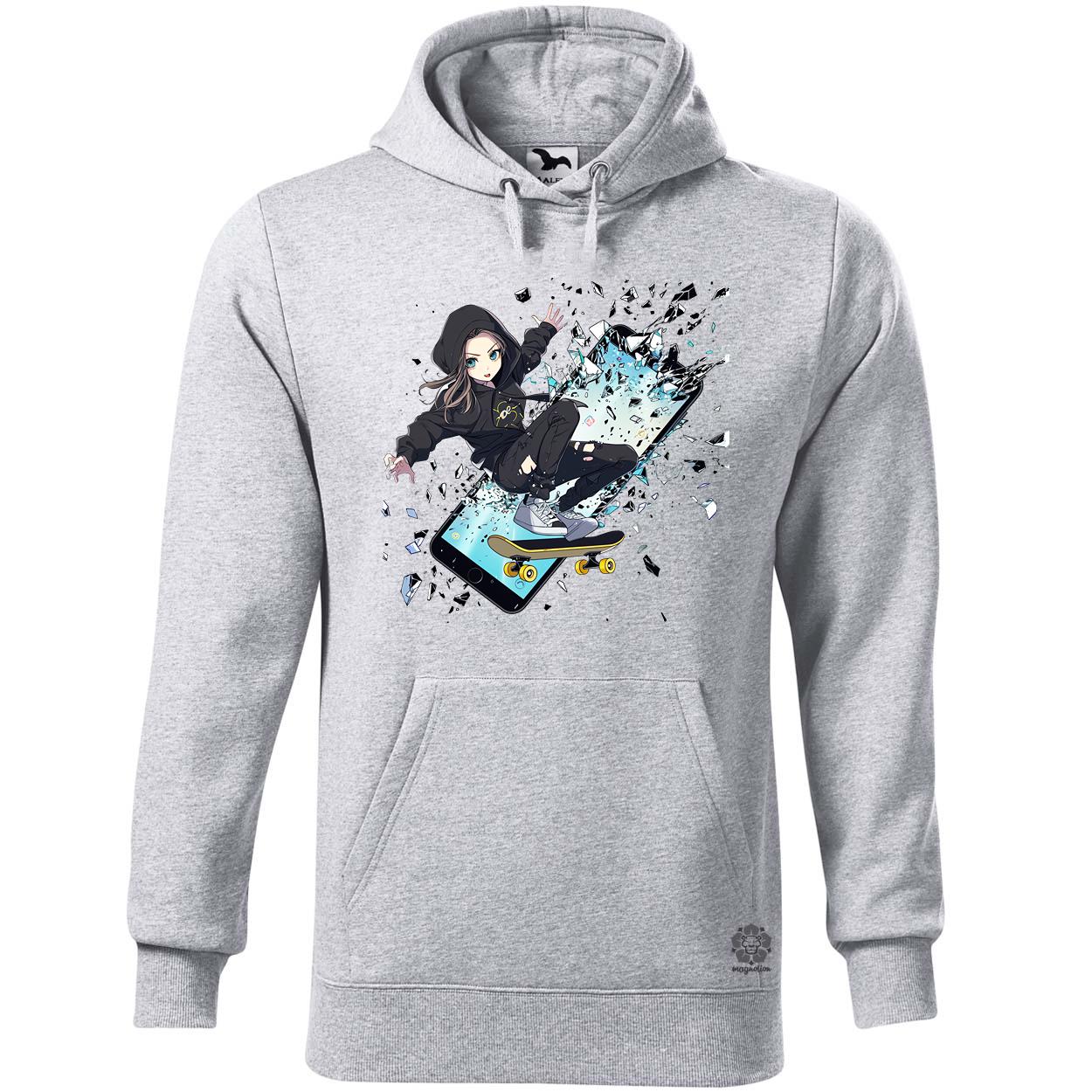 Influenszer chibi lány v6 egyedi  pulóver 