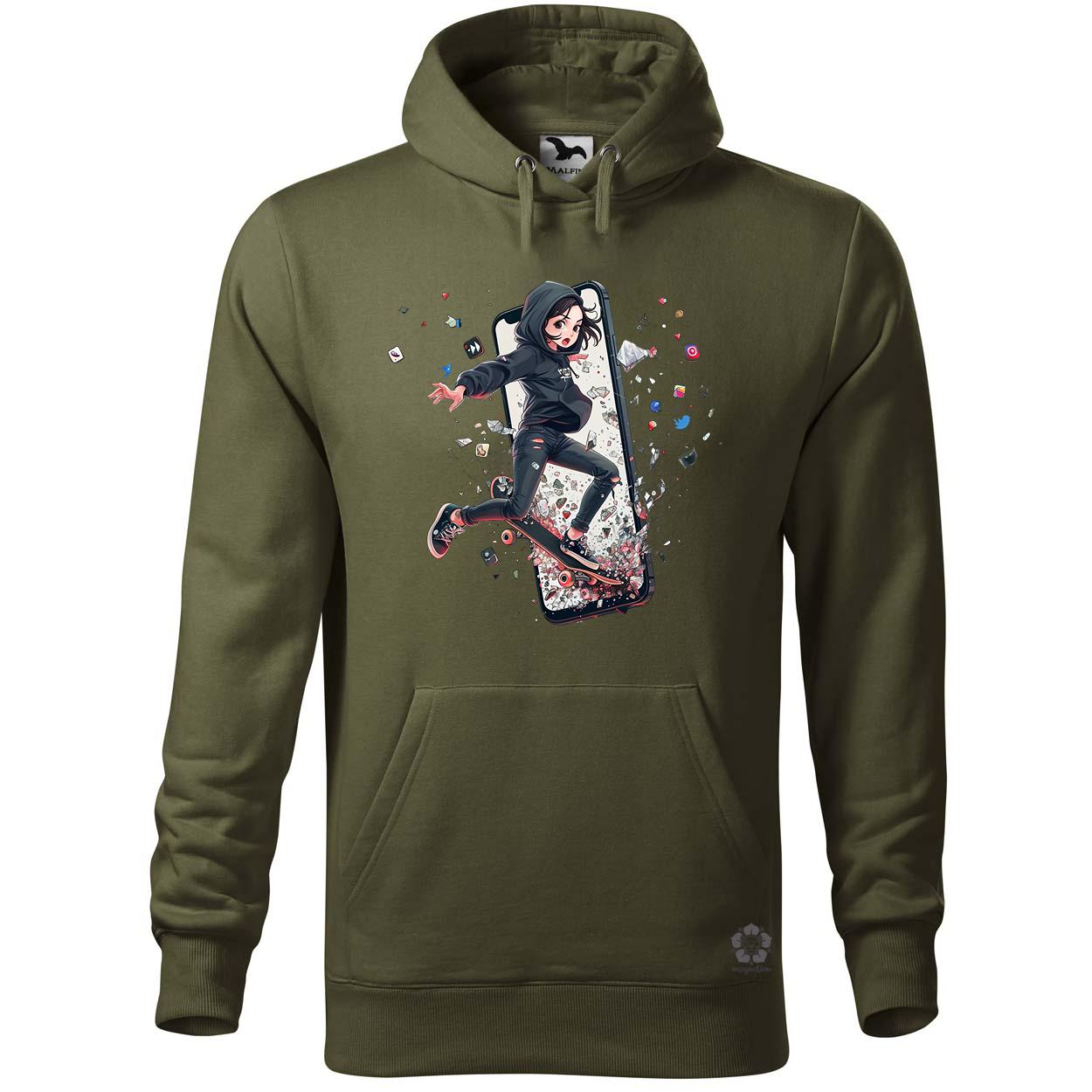 Influenszer chibi lány v7 egyedi  pulóver 