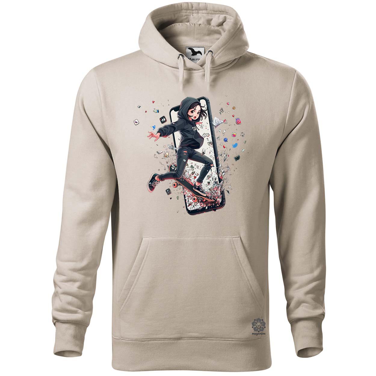 Influenszer chibi lány v7 egyedi  pulóver 