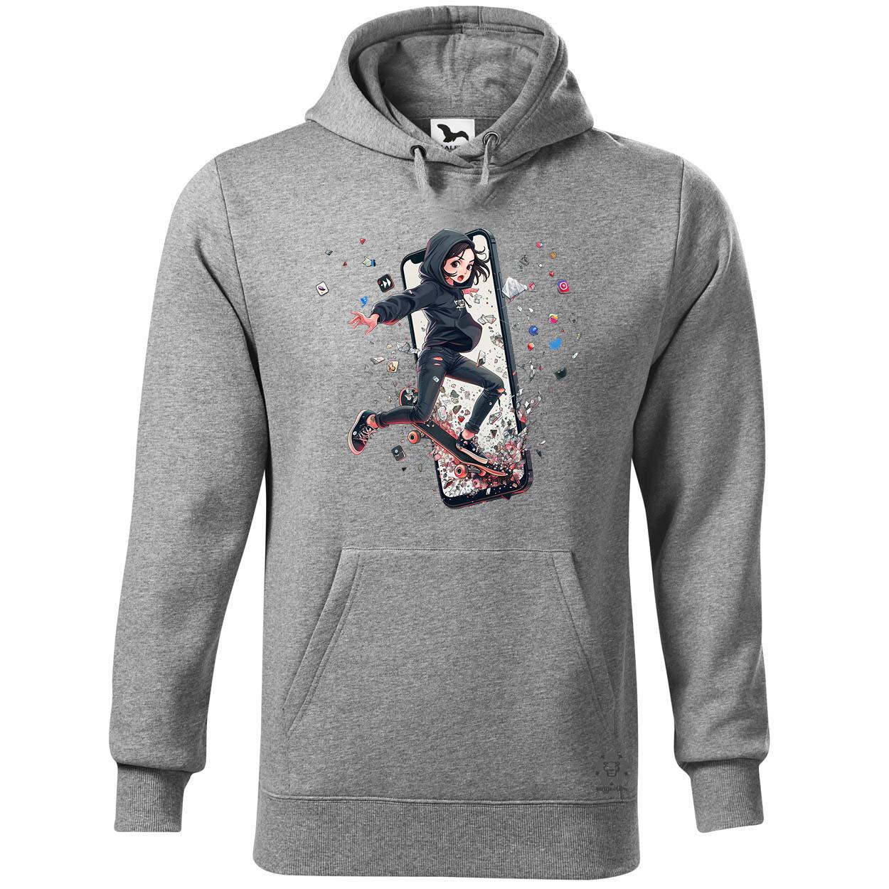 Influenszer chibi lány v7 egyedi  pulóver 
