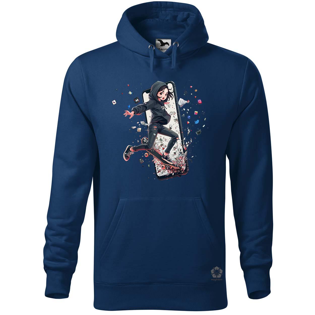 Influenszer chibi lány v7 egyedi  pulóver 