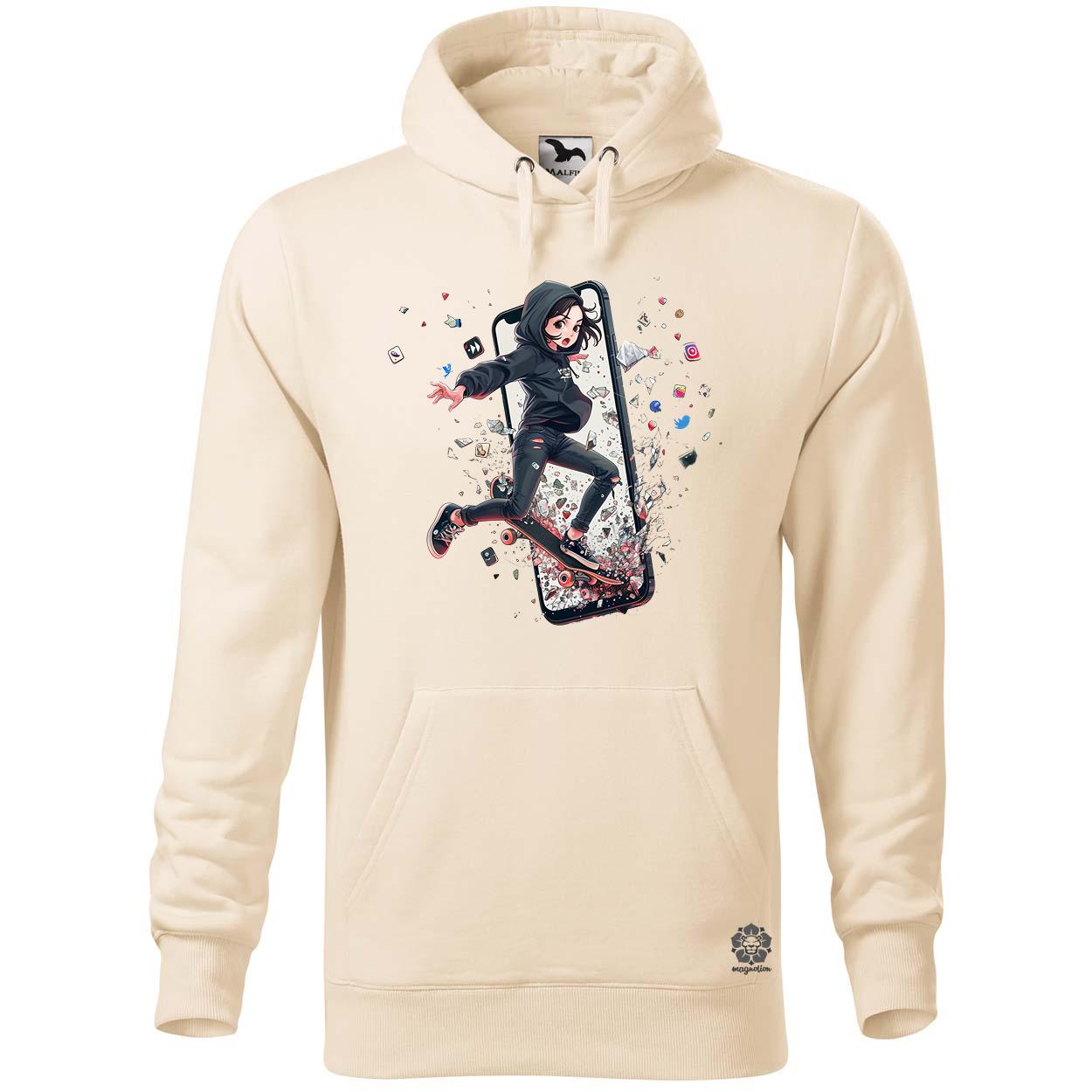 Influenszer chibi lány v7 egyedi  pulóver 