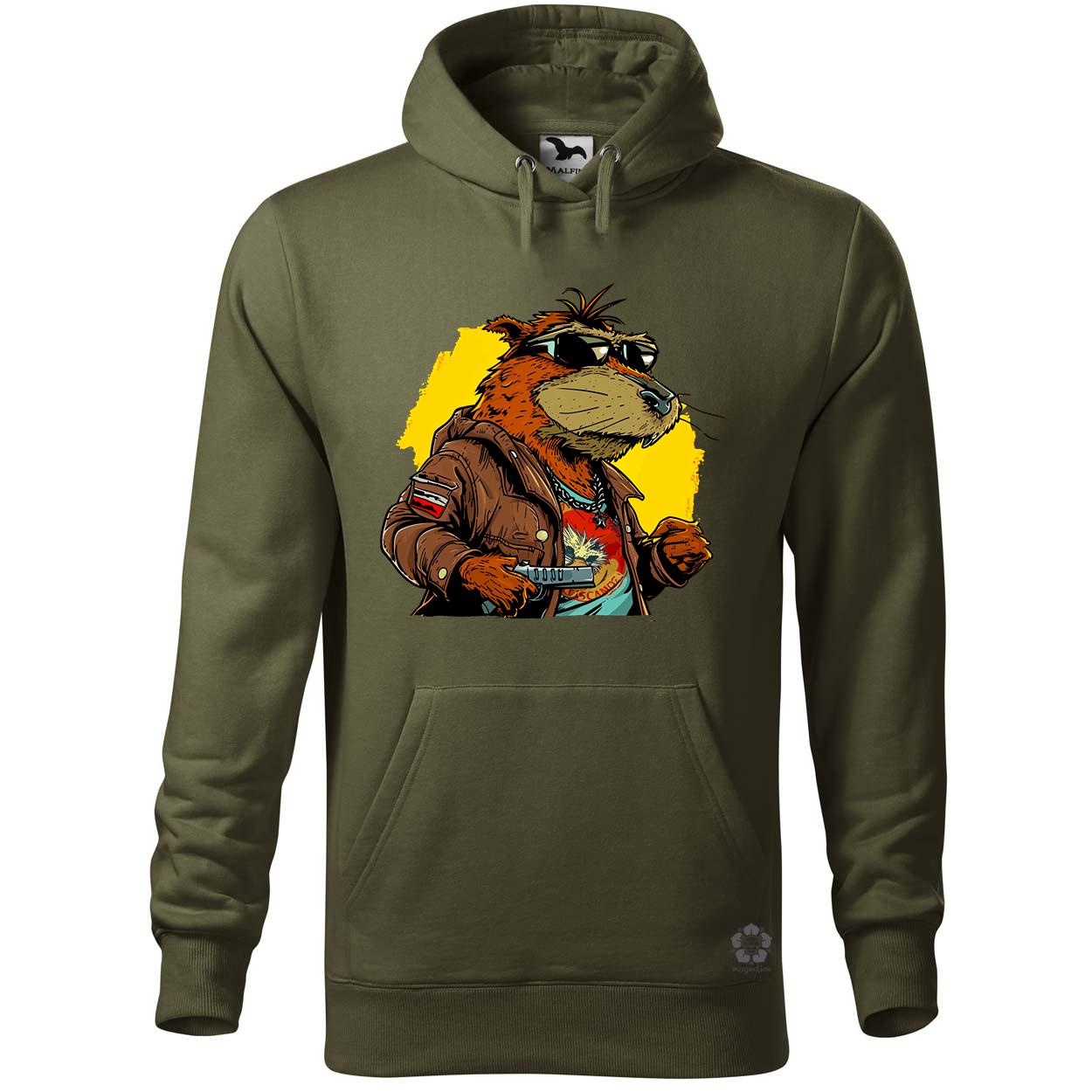Laza hód v4 egyedi  pulóver 