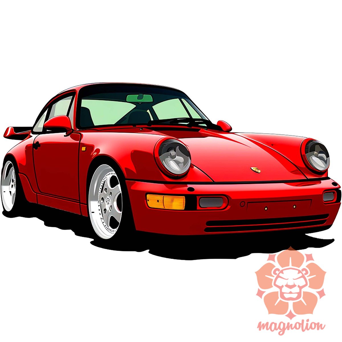 Porsche 911 rajz v5 egyedi  pulóver 