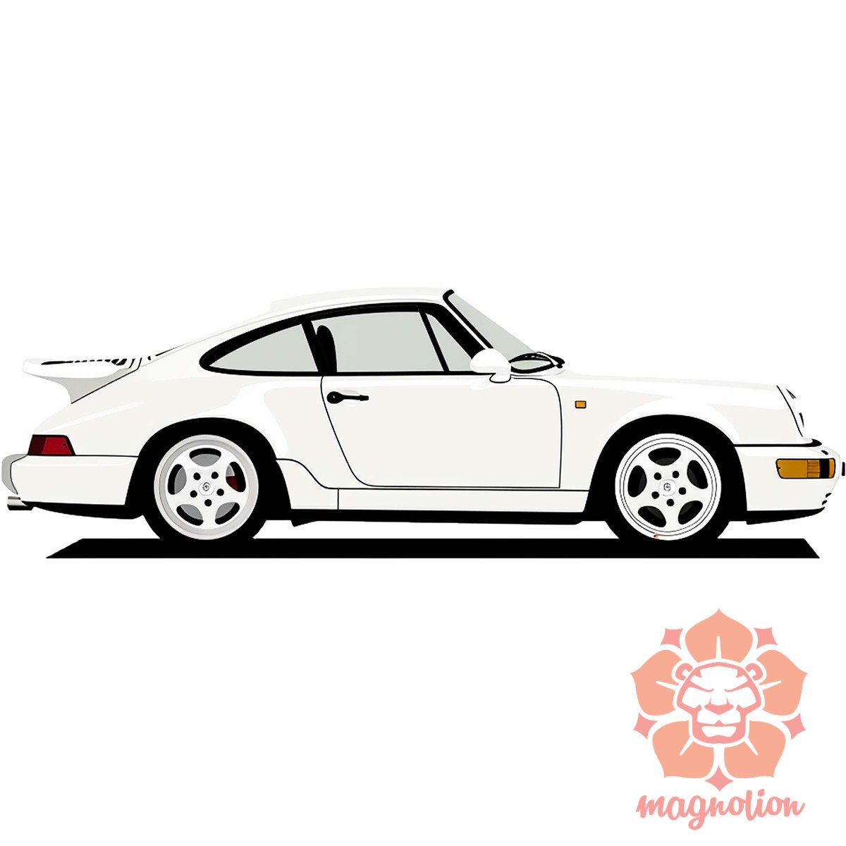 Porsche 911 rajz v6 egyedi  pulóver 