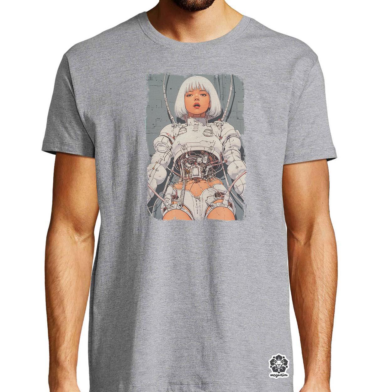 Anime kiborg lány v2 egyedi póló 