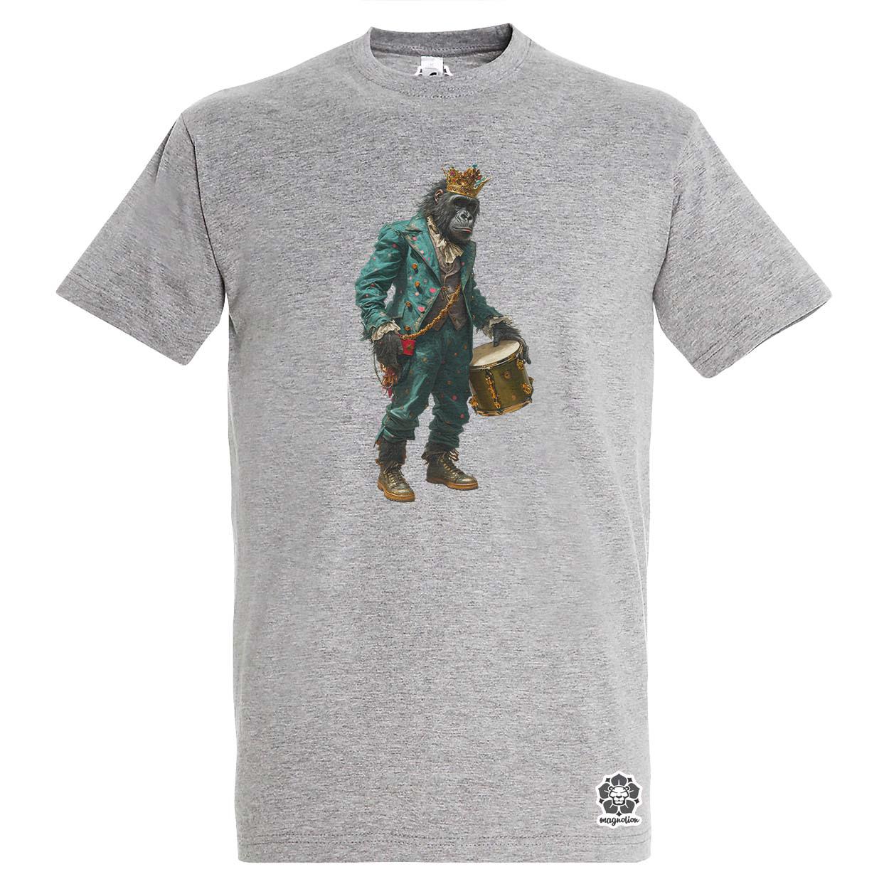 Antropromorf zenész gorilla v1 egyedi póló 
