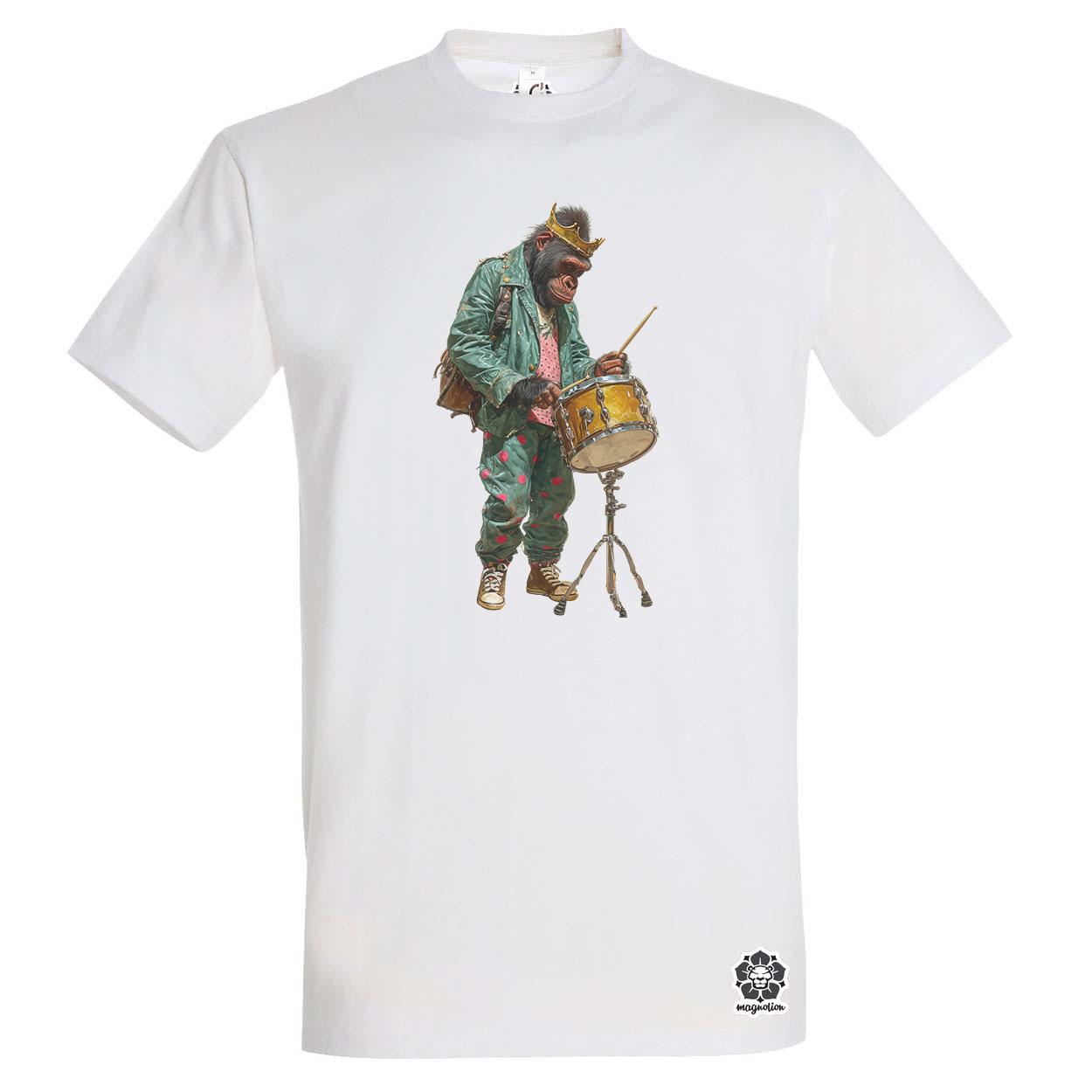 Antropromorf zenész gorilla v3 egyedi póló 