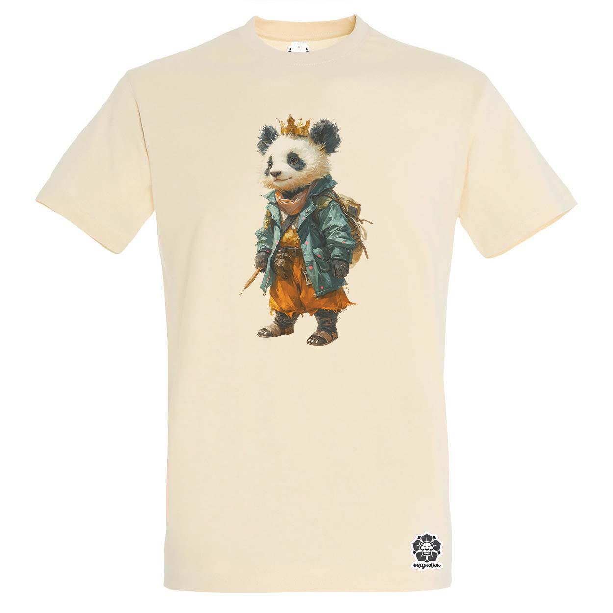 Antropromorf zenész panda v3 egyedi póló 