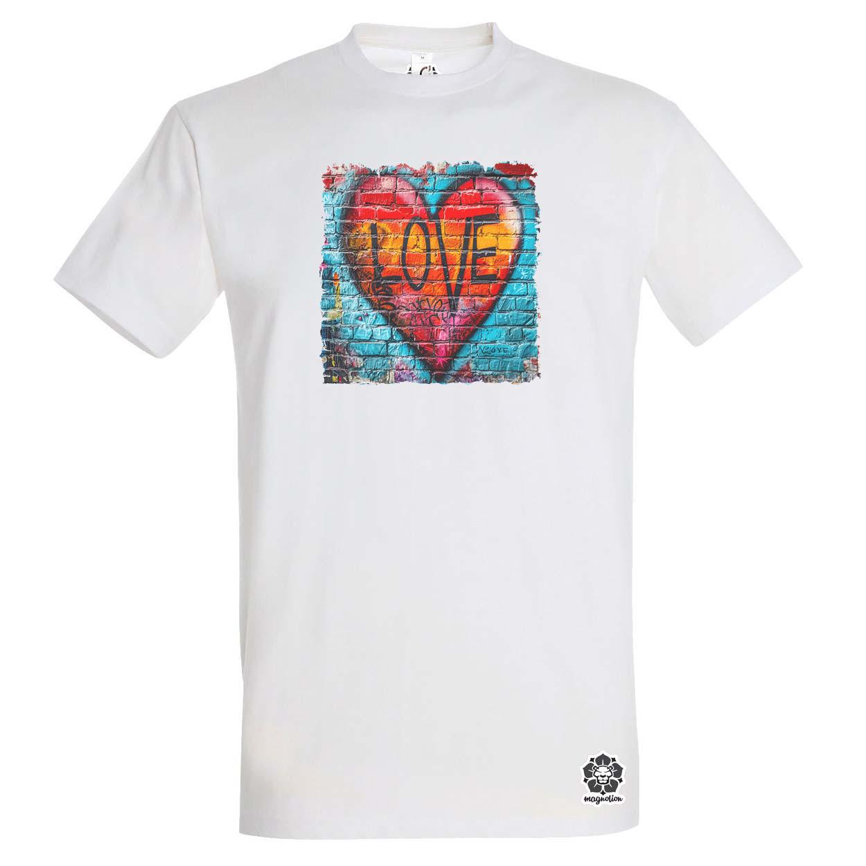 Graffiti LOVE v4 egyedi póló 