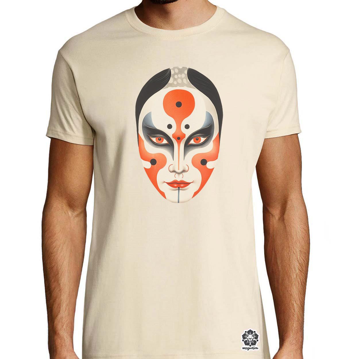 Kabuki maszk v2 egyedi póló 